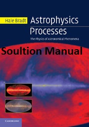 [Soultion Manual] Astrophysics Processes The Physics of Astronomical Phenomena- pdf